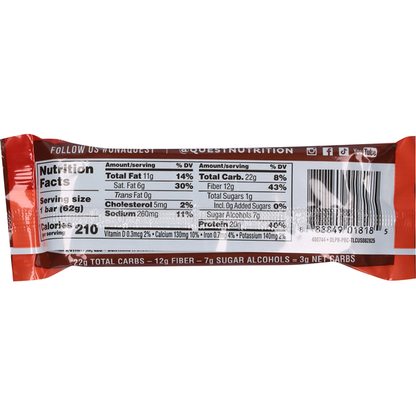 Quest Nutty by Nature Flavored Protein Bar
