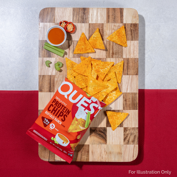 Quest 19g of protein, 4g of net carbs and 1g of sugar per serving*