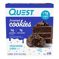 Quest Cookies, Frosted, Chocolate Cake Flavor️