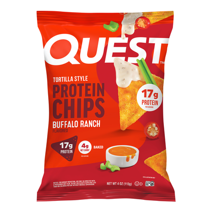 Quest 19g of protein, 4g of net carbs and 1g of sugar per serving*