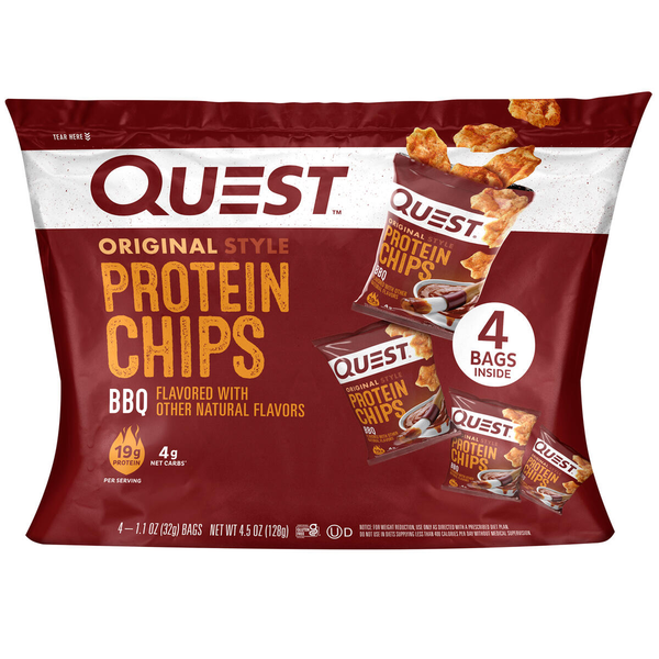 Quest Protein Chips, BBQ Flavor, Original Style