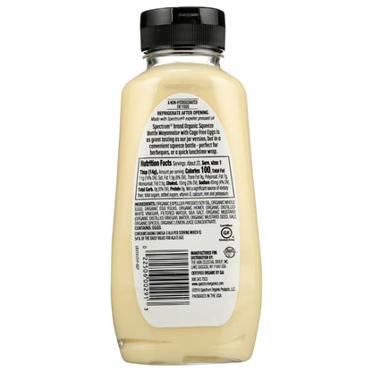 SPECTRUM NATURALS: Organic Mayonnaise With Cage Free Eggs Squeeze, 11.25 oz - SMART GREENS