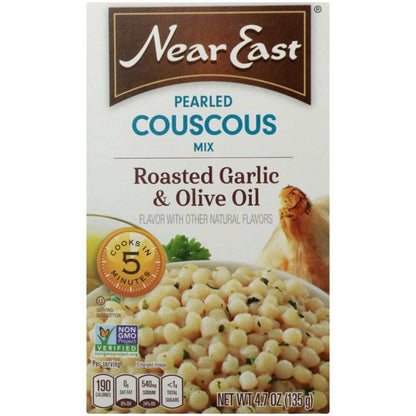 NEAR EAST Pearled Couscous Roasted Garlic and Olive Oil 4.7 oz package