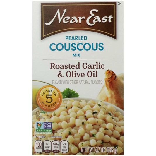 NEAR EAST Pearled Couscous Roasted Garlic and Olive Oil 4.7 oz package