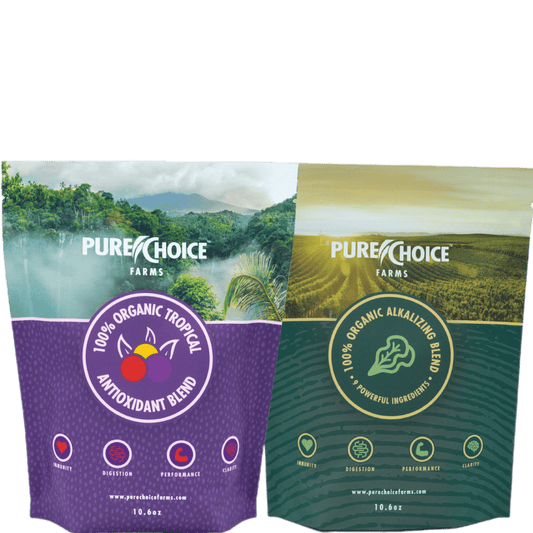 Pure Choice Farms: Organic Tropics & Raw Greens Micronutrient Powders