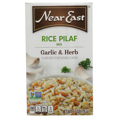 NEAR EAST: Rice Pilaf and Blends Garlic and Herb, 6.3 oz - SMART GREENS