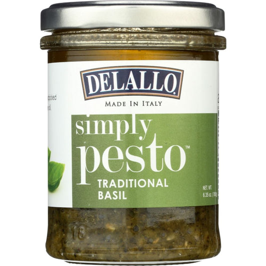 DELALLO: Pesto Jar, 6.35 oz - SMART GREENS