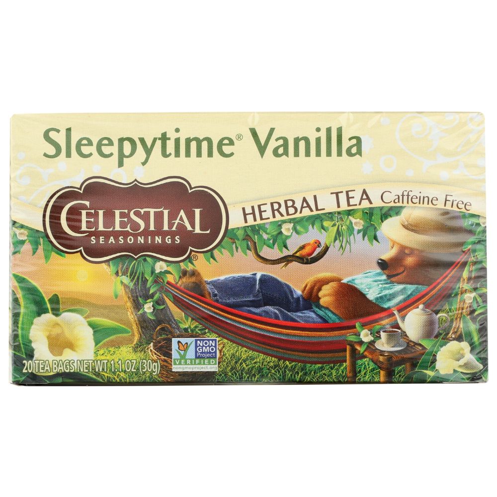 CELESTIAL SEASONINGS: Sleepytime Vanilla Herbal Tea, 20 bg - SMART GREENS