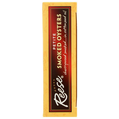 REESE: Petite Smoked Oysters, 3.7 oz - SMART GREENS