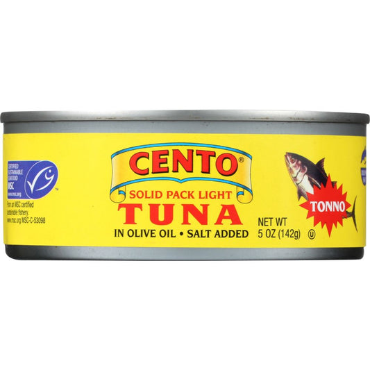 CENTO: Tuna Fish In Olive Oil, 5 oz - SMART GREENS