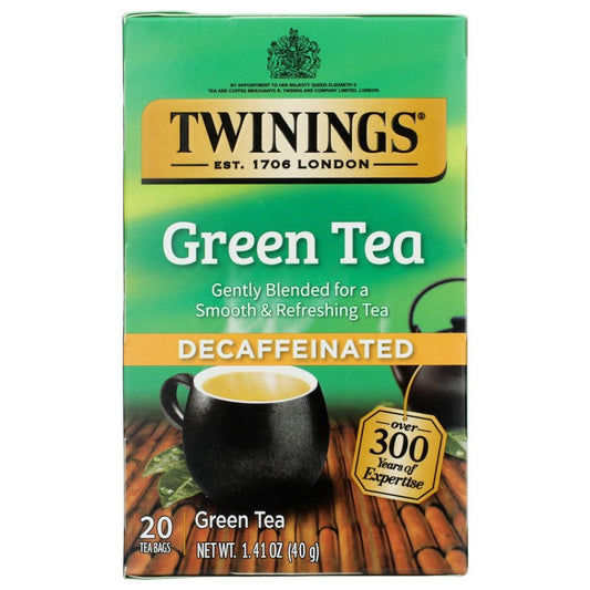 TWINING TEA: Green Decaf, 20 bg - SMART GREENS