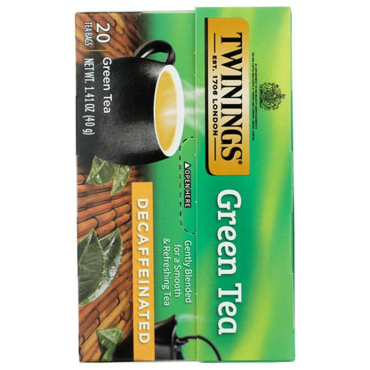TWINING TEA: Green Decaf, 20 bg - SMART GREENS