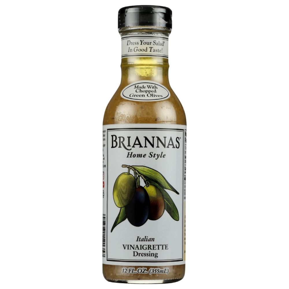 BRIANNAS: Italian Vinaigrette Dressing, 12 oz - SMART GREENS
