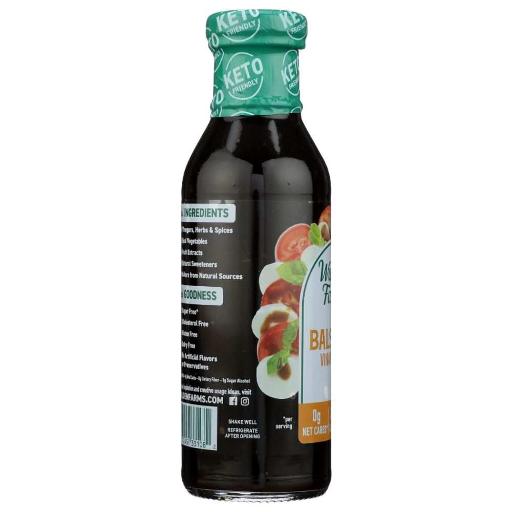 Walden Farms Balsamic Vinaigrette zero calorie dressing bottle 12 fl oz