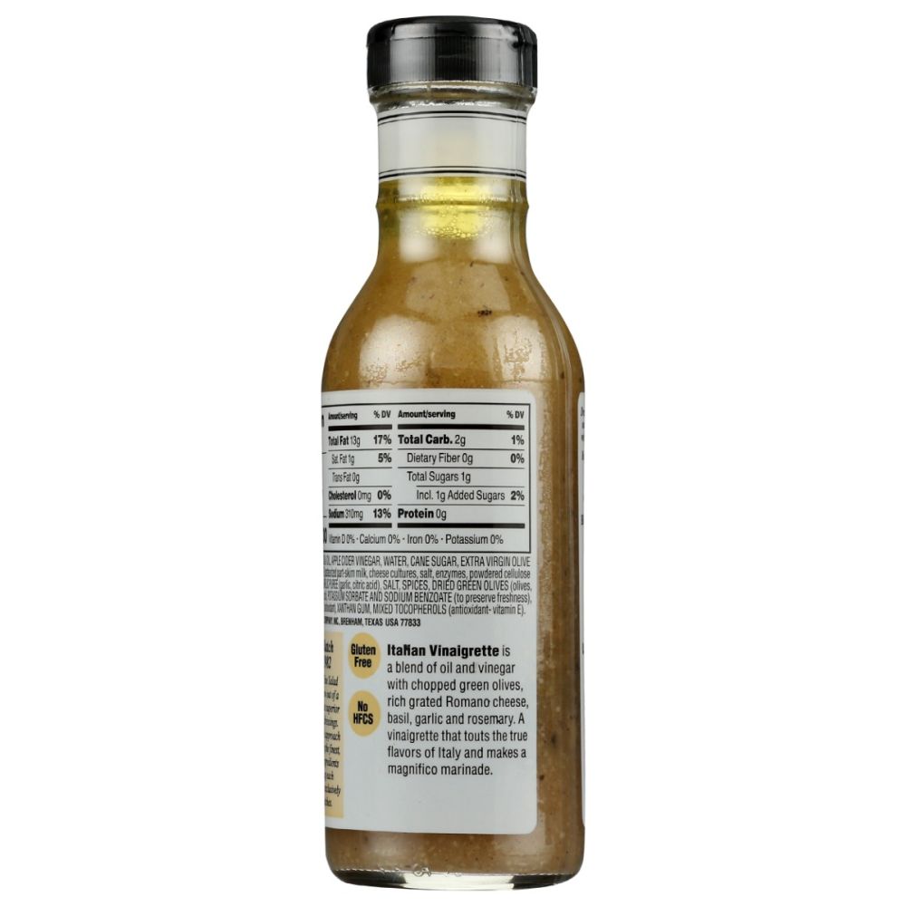BRIANNAS: Italian Vinaigrette Dressing, 12 oz - SMART GREENS