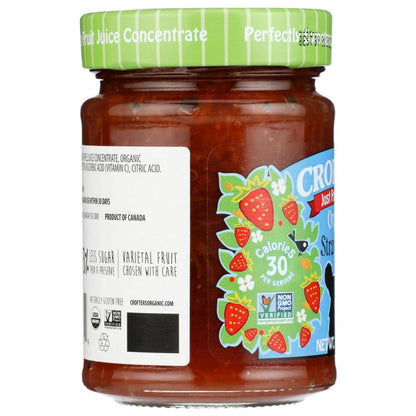 CROFTERS: Just Fruit Spread Strawberry, 10 oz - SMART GREENS