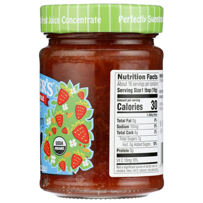CROFTERS: Just Fruit Spread Strawberry, 10 oz - SMART GREENS