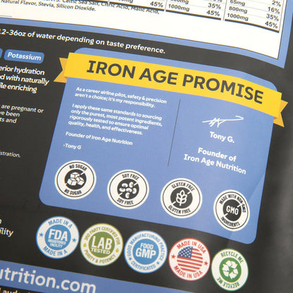 Iron Age Nutrition Total Hydrate™ Electrolyte | Variety Pack