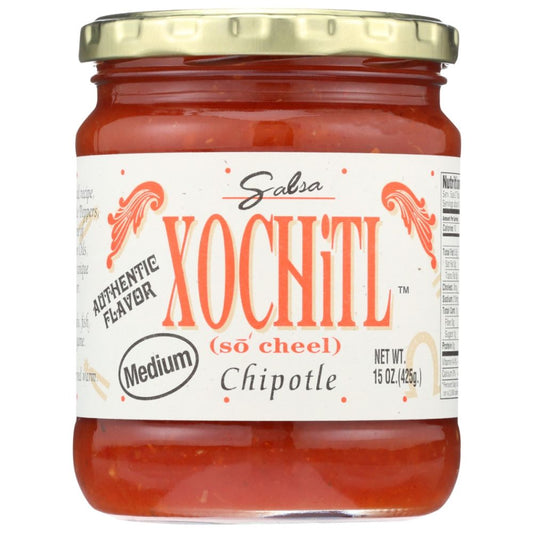 XOCHITL: Chipotle Salsa Medium, 15 oz - SMART GREENS