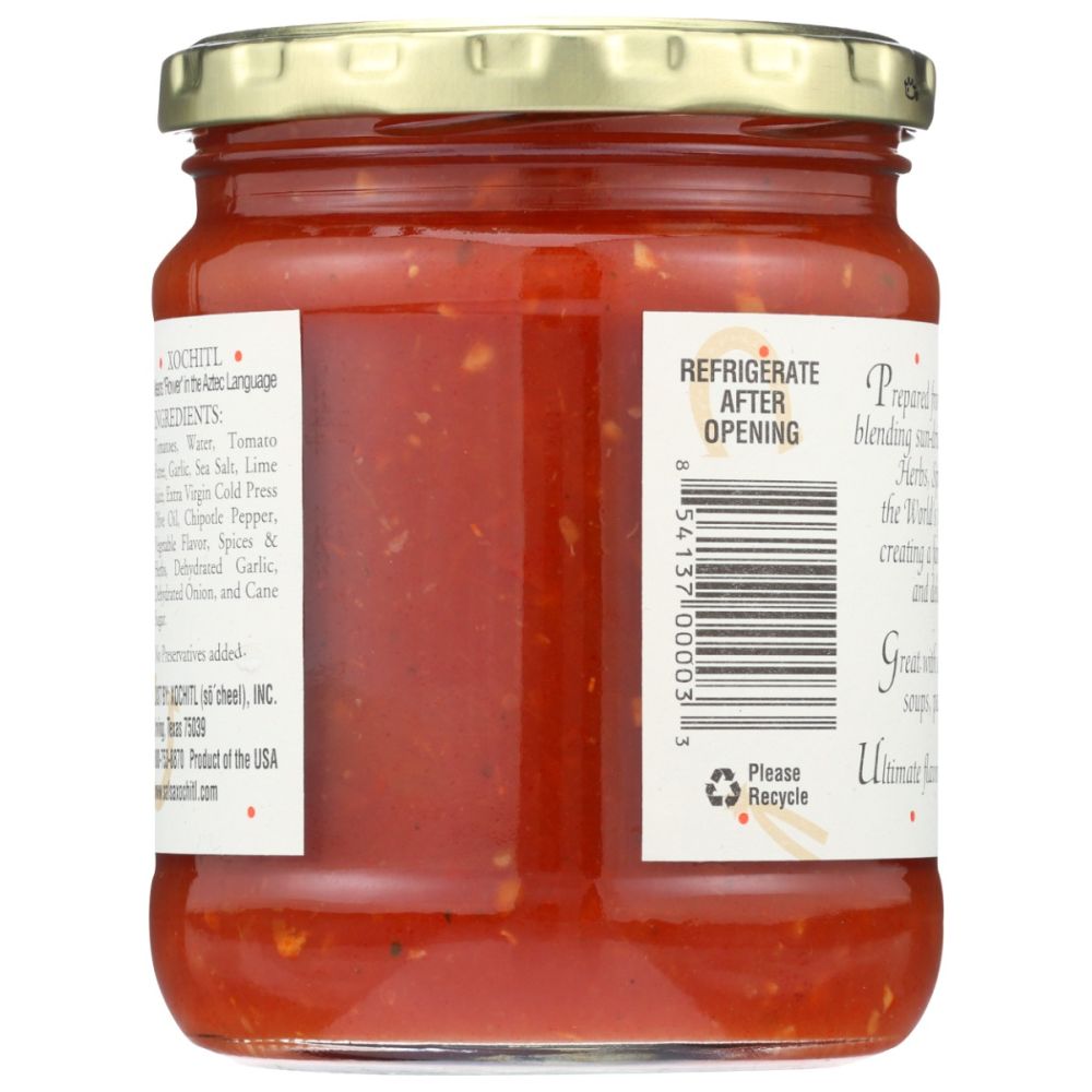 XOCHITL: Chipotle Salsa Medium, 15 oz - SMART GREENS