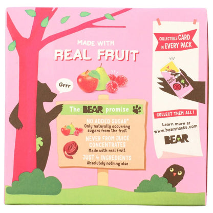 BEAR YOYO: Raspberry Fruit Rolls, 3.5 oz - SMART GREENS